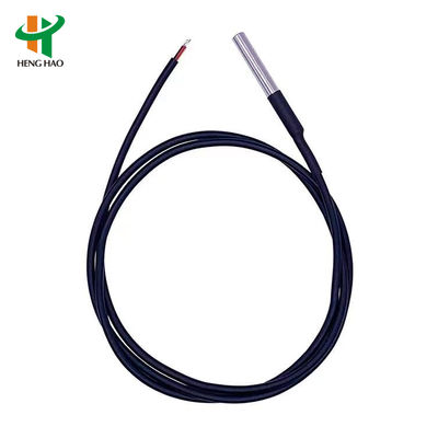 Steel Head NTC Thermistor Temperature Sensor with B25/85 2 Wire and 3 Wire Options for Car Refrigerator