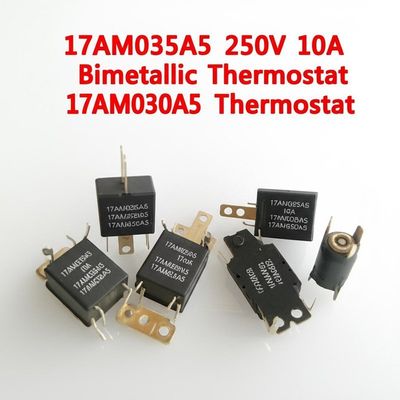 17AM035A5 250V 10A Bimetalen thermostaat 17AM028A3 17AM029A5 17AM030A5 Thermostaat