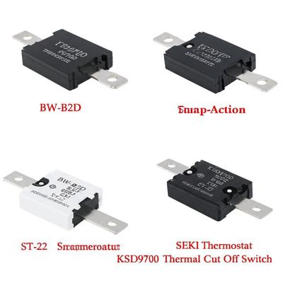 BW-B2D KW9700 Snap-Action Thermostat ST-22 SEKI Thermostat KSD9700 Thermische afsluitingsschakelaar