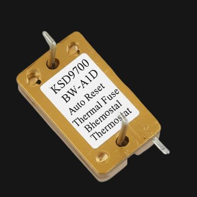 KSD9700 BW-A1D Auto Reset Thermal Fuse Bimetal Thermostat Kleine thermische beschermer