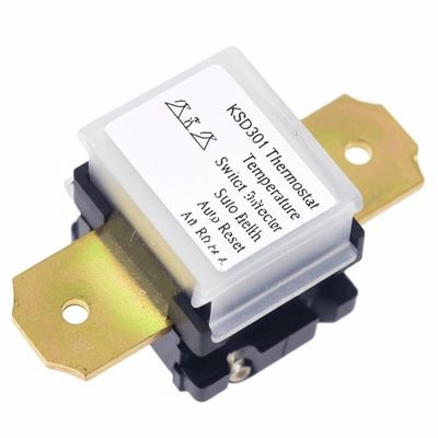 KSD301 Bimetalen Thermostaat met Kunststof of Keramische Behuizing en Aluminium Kap of Koperen Kop voor Huishoudelijke Elektrische Apparaten