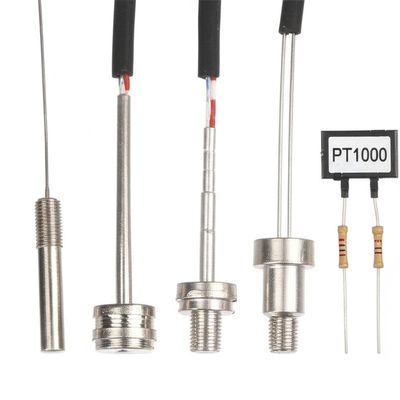PT100 Temperatuursensor NTC-thermistor met B25/50 of B25/85 Materiaalcoëfficiënt voor -40℃~+250℃ Werktemperatuur en A-klasse (0.1) Nauwkeurigheid