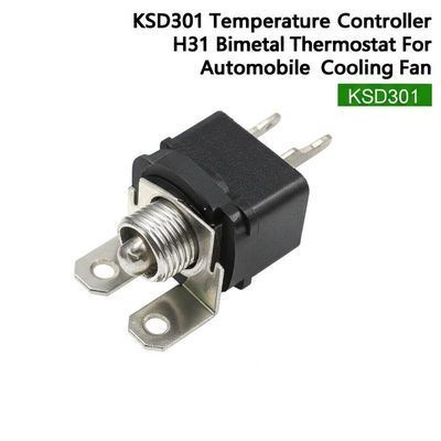 KSD301 H31 Bimetallische thermostaattemperatuurregelaar met 100000 cycli en een bereik van -10~300°C voor auto-koelventilator