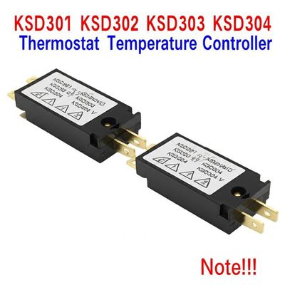 KSD301 Bimetalen Thermostaat Temperatuurregelaar met 100000 Cycli 250V 16A en 0-250℃ Bereik