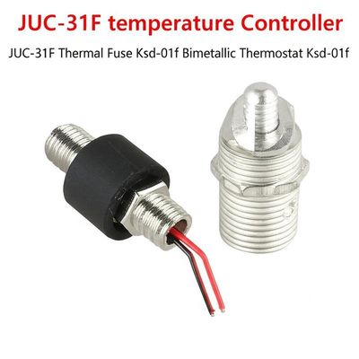 JUC-31F Thermische Beschermingsschakelaar Bimetaal Thermostaat met 0~150°C Temperatuurbereik Normaal Gesloten of Open Automatische of Handmatige Reset