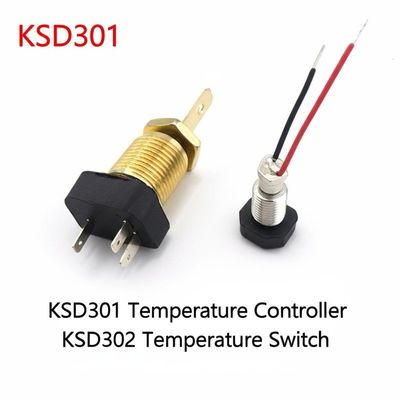 KSD301 Temperatuurregelaar met 0-250℃ Bereik Normaal Gesloten of Open UL CQC TUV RoHS Gecertificeerd