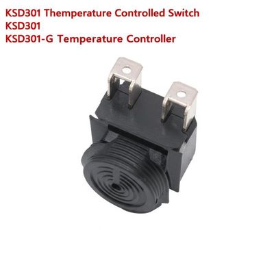 KSD301 Bimetalen thermostaat met 100000 cycli 250V 16A en 0-250°C Temperatuurbereik