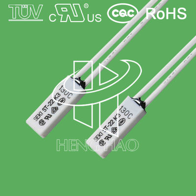 De opnieuw te gebruiken Thermische Beschermer van SEKI/Gediplomeerde Bimetaal Thermische Schakelaar ROHS