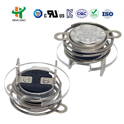 KSD301 Bimetalen Thermostaat Temperatuurregelaar met 100000 Cycli 250V 16A en 0-250℃ Bereik